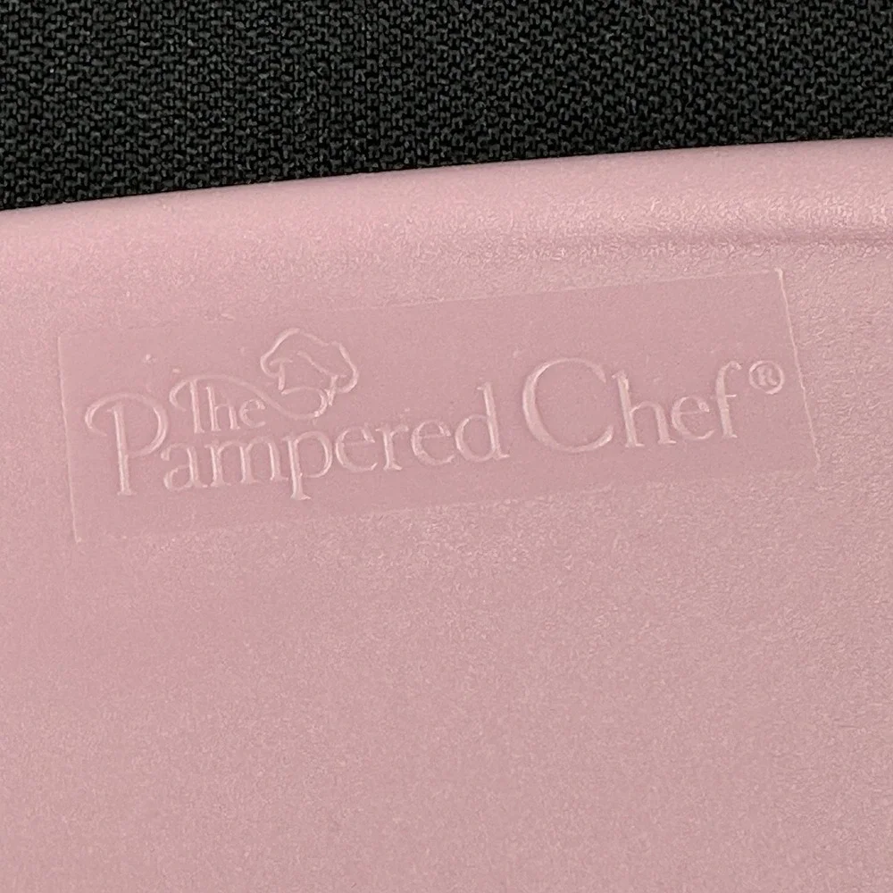 PAMPERED CHEF PINK NYLON KNIFE # 4462 Serrated NoBrown Lettuce Cookware Safe 12